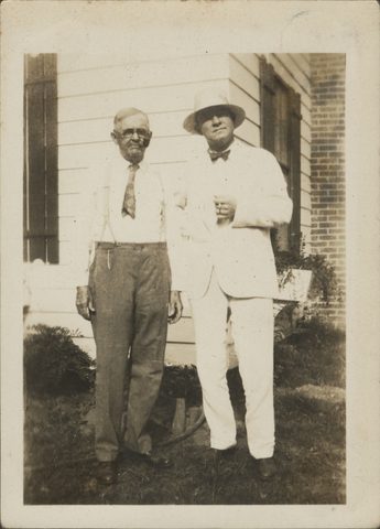William Benedict Crouch with Thomas Lewis Latané Temple, Jr.
