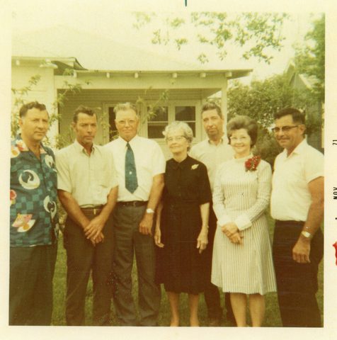 Ada Mae Johnson with Benson Felix Catchings and Eugene Lloyd Catchings