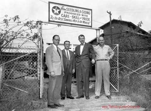 William Temple Webber with Arthur Carl Temple, Jr. and Thomas Lewis Latané Temple III