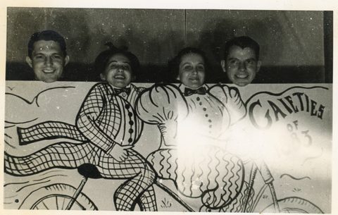 Lila Plunkett Bond with Josephine Bond and Thomas Lewis Latané Temple III