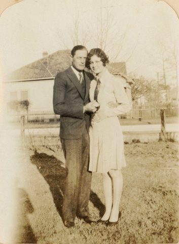 Hugh Othal West, Sr. with Dolores Grace Carpenter