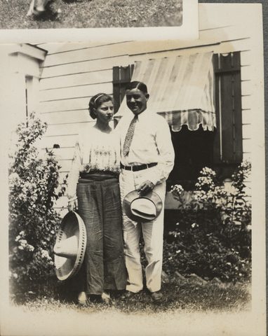 Helen Hal Christine Temple and Thomas Lewis Latané Temple, Jr. (left to right)