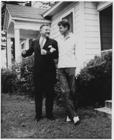 Thomas Lewis Latané Temple, Jr. and Thomas Lewis Latané Temple III (left to right)