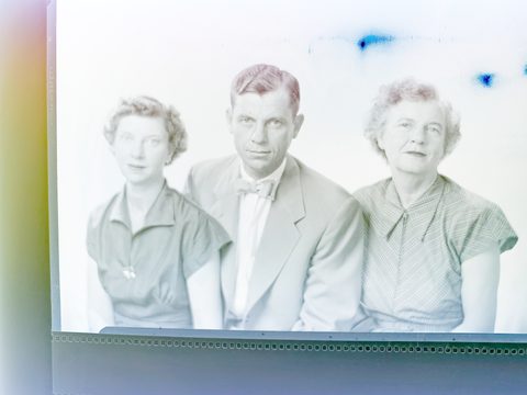 Helen Hal Christine Temple, Thomas Lewis Latané Temple III and Hal Christine Crouch (left to right)