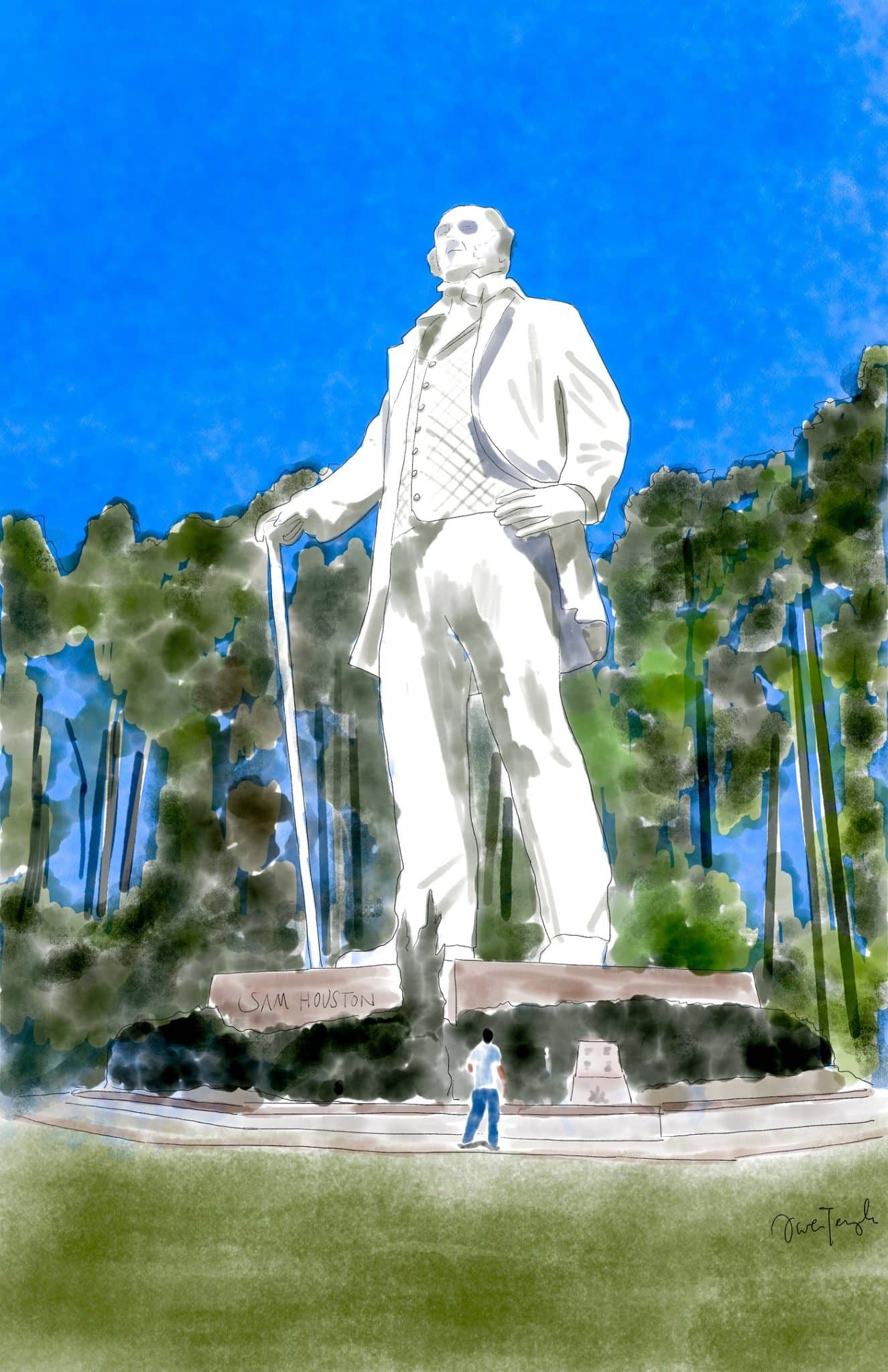 Sam Houston statue (uncaptioned)