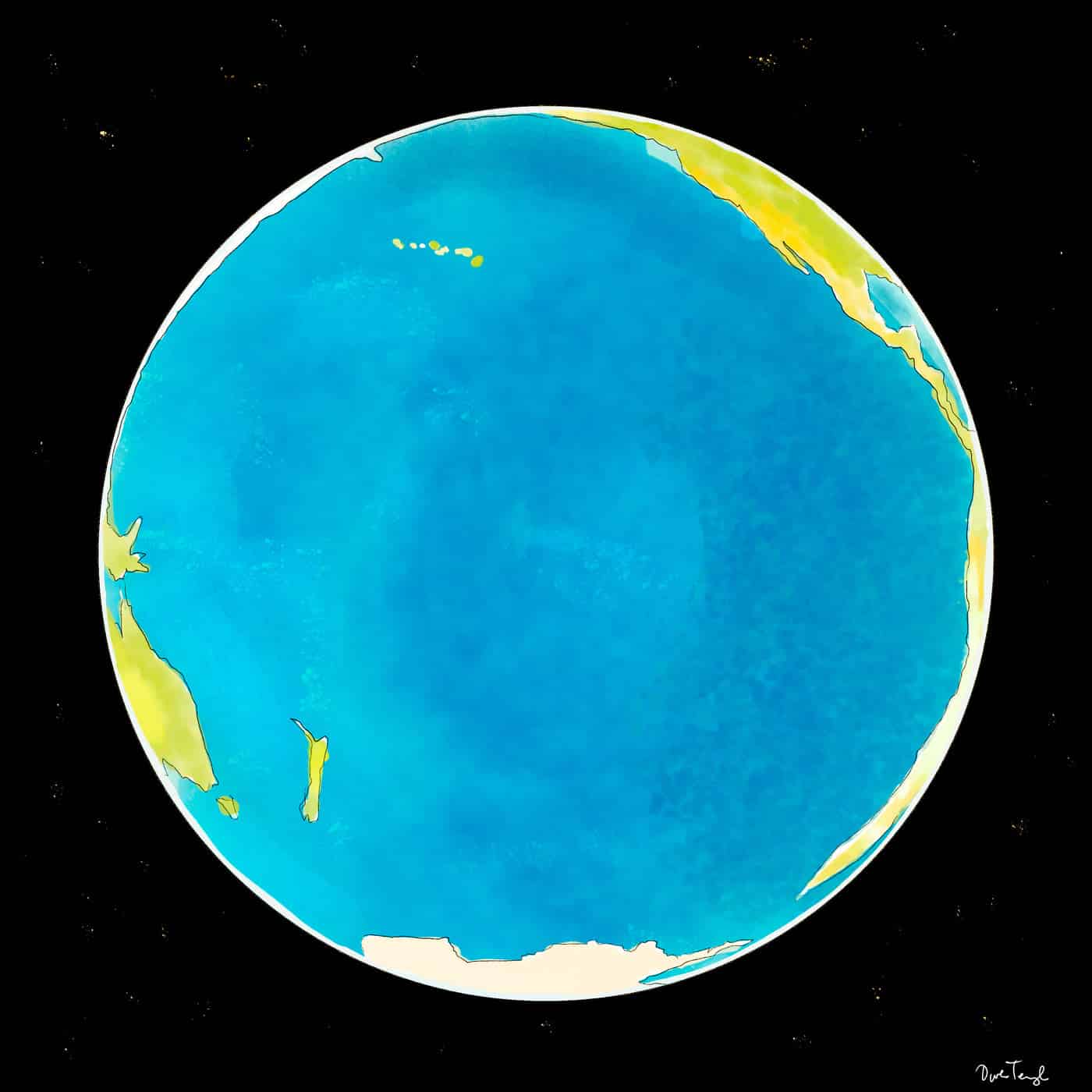 Earth, from the Pacific Side